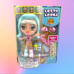 Lotta Looks Chocolate Chip Chill Doll Figure 6 surprises, 100+ combos.